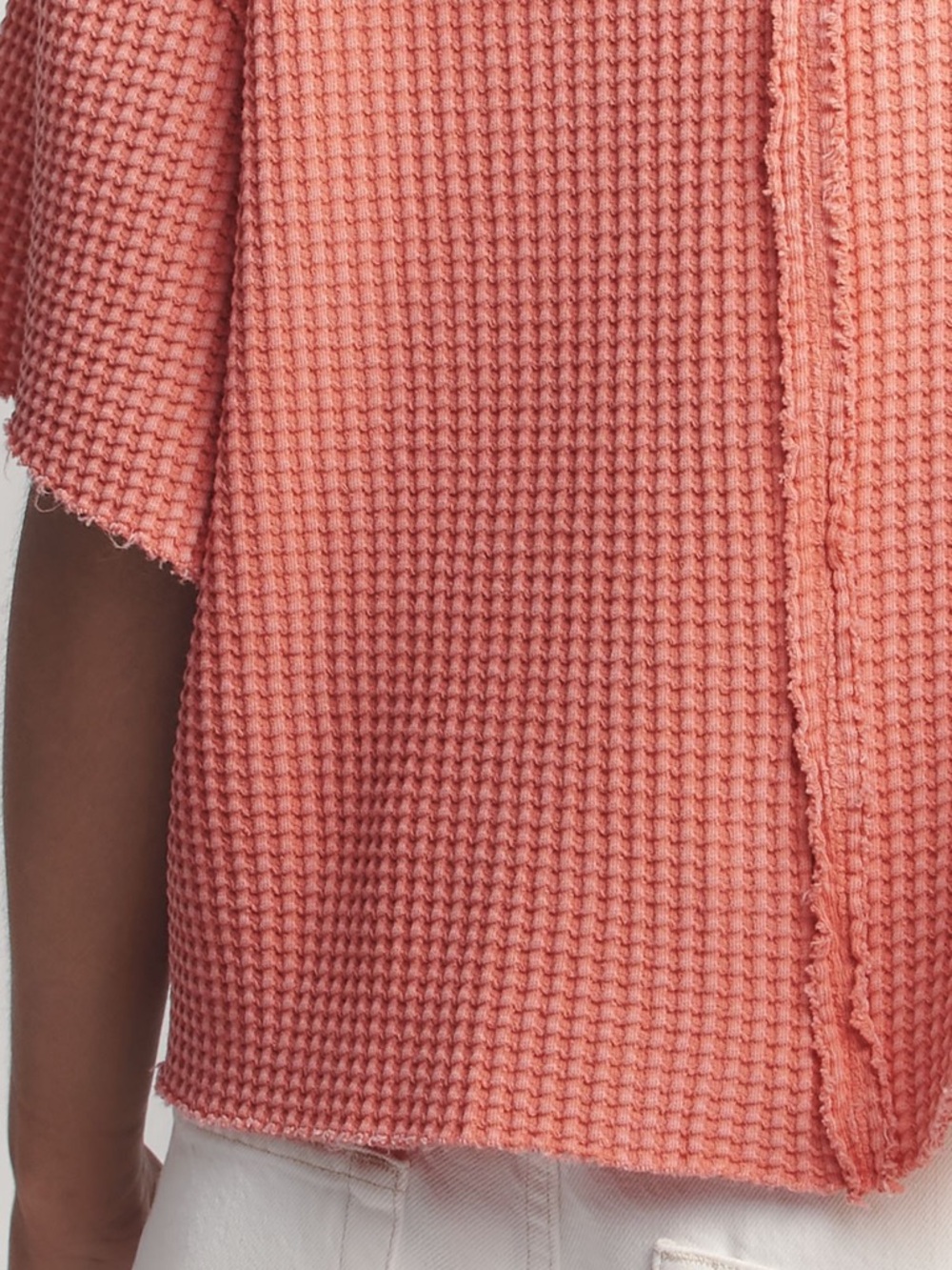 NWT Anthropologie Pilcro Short-Sleeve Waffle T-Shirt - Picture 4 of 9